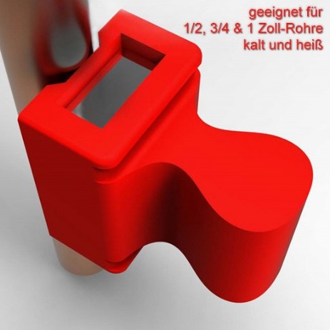 Physikalische Wasserenthärtung aufgesetzt auf Kaltwasserleitung